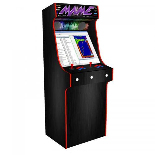 arcade upright - mame theme red tmold