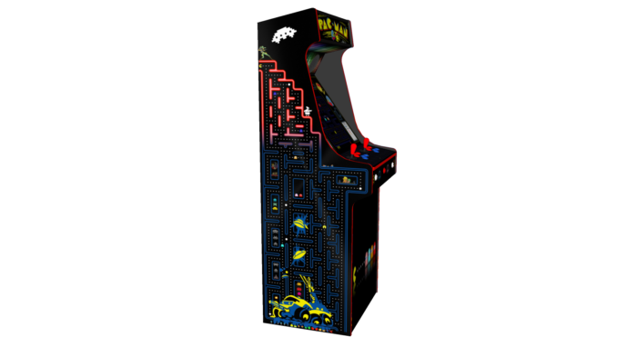 Classic Upright Arcade Machine - PacMan Theme Left - V2
