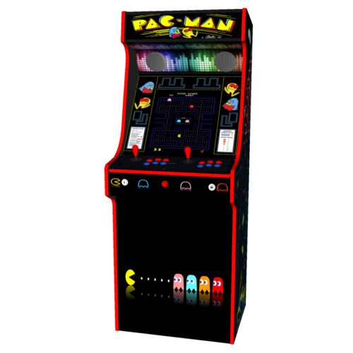 Classic Upright Arcade Machine - PacMan Theme Middle - V2