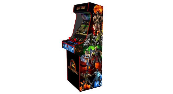 Classic Upright Arcade Machine - Mortal Kombat theme - Right v3.1