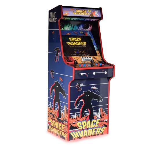 Classic Upright Arcade Machine - Space Invaders Theme left side