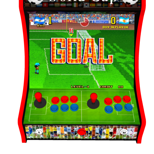 Football Art, Bartop Arcade Machine with over 500 Games arcadecity