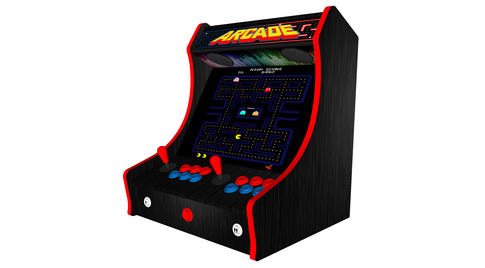Retro Design Bartop Arcade Machine Bundled With Over 15000 Games