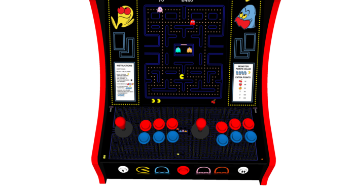 Classic Bartop Arcade - PacMan theme - controls