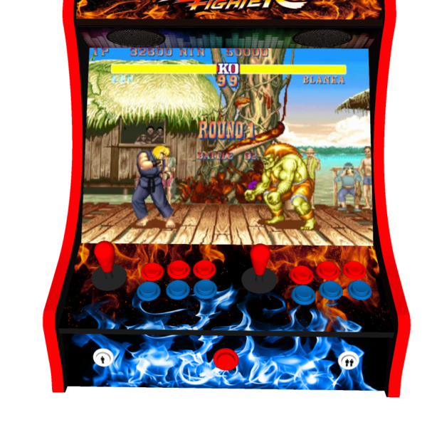 Bartop Arcade Machine, 520 Retro Games, Street Fighter Design arcadecity