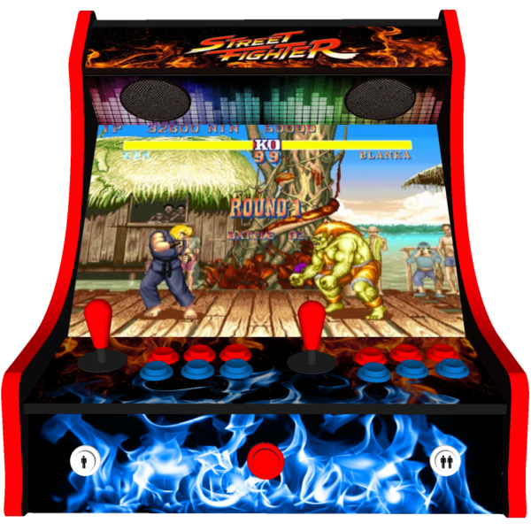 Bartop Arcade Machine, 520 Retro Games, Street Fighter Design arcadecity