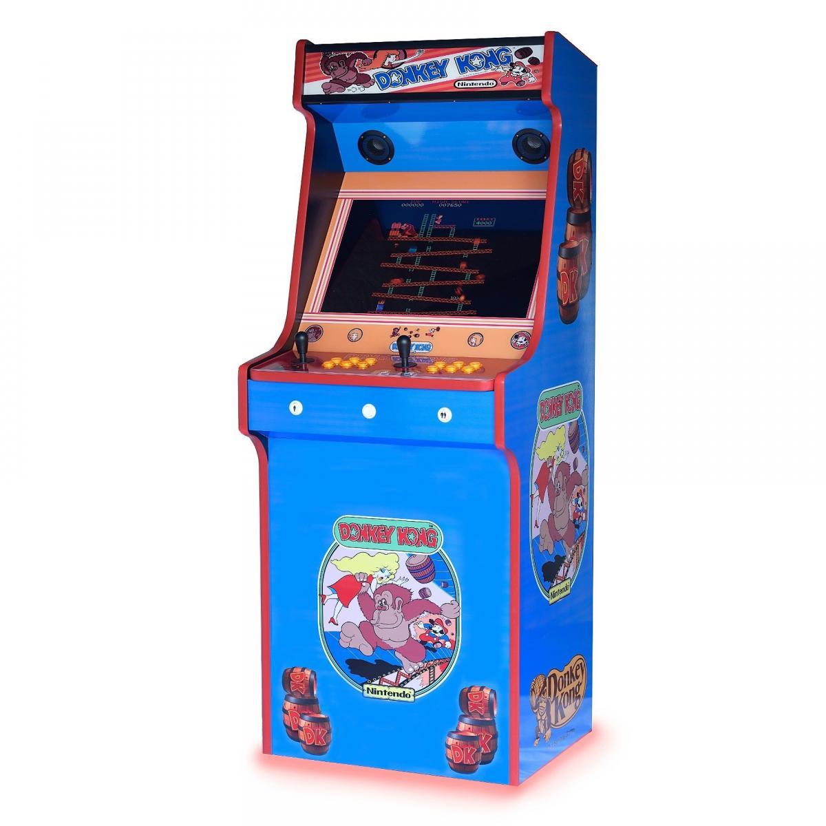 Donkey Kong Art Retro Upright Arcade Machine, 1300 Games, 100w Subwoofer, 24 inch screen