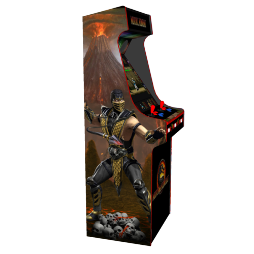 Classic Upright Arcade Machine - Mortal Kombat theme - Left v2.1