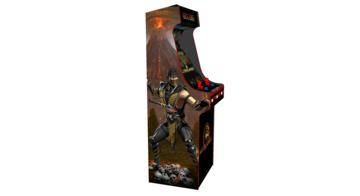 Classic Upright Arcade Machine - Mortal Kombat theme - Left v2.1