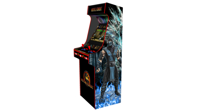 Classic Upright Arcade Machine - Mortal Kombat theme - Right v2.1