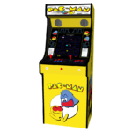 Classic Upright Arcade Machine - Original PacMan Theme - middle v2