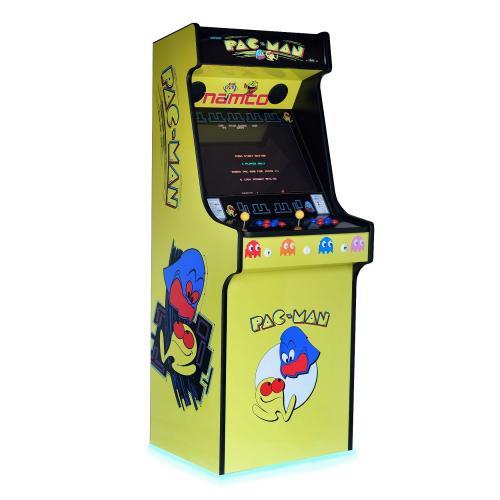 Classic Upright Arcade Machine - Original PacMan Yellow Theme - Left