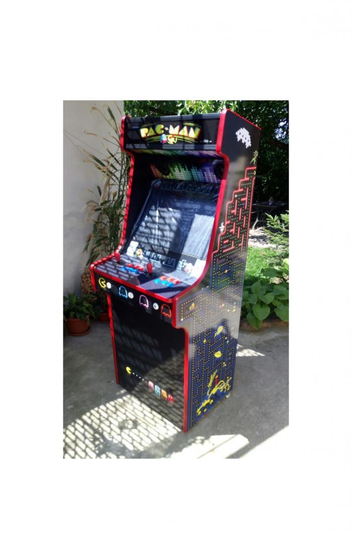Classic Upright Arcade Machine - PacMan Theme v2