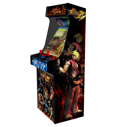 Classic Upright Arcade Machine - Street Fighter Theme v2 - Right