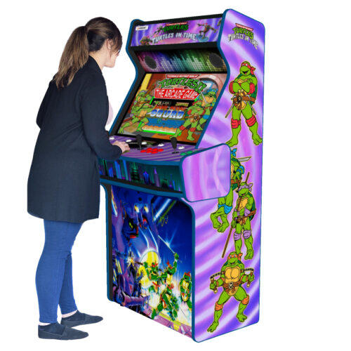 Teenage Mutant Ninja Turtles In Time TMNT Upright 4 Player Arcade Machine, 32 screen, 120w sub, 5000 games (2) - model