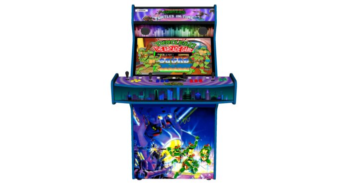 Teenage Mutant Ninja Turtles In Time TMNT Upright 4 Player Arcade Machine, 32 screen, 120w sub, 5000 games (4)