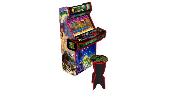 Teenage Mutant Ninja Turtles TMNT Upright 4 Player Arcade Machine, 32 screen, 120w sub, 5000 games (4)