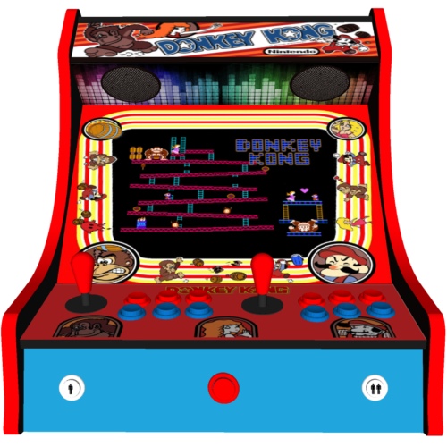 Classic Bartop Arcade - Donkey Kong theme - middle