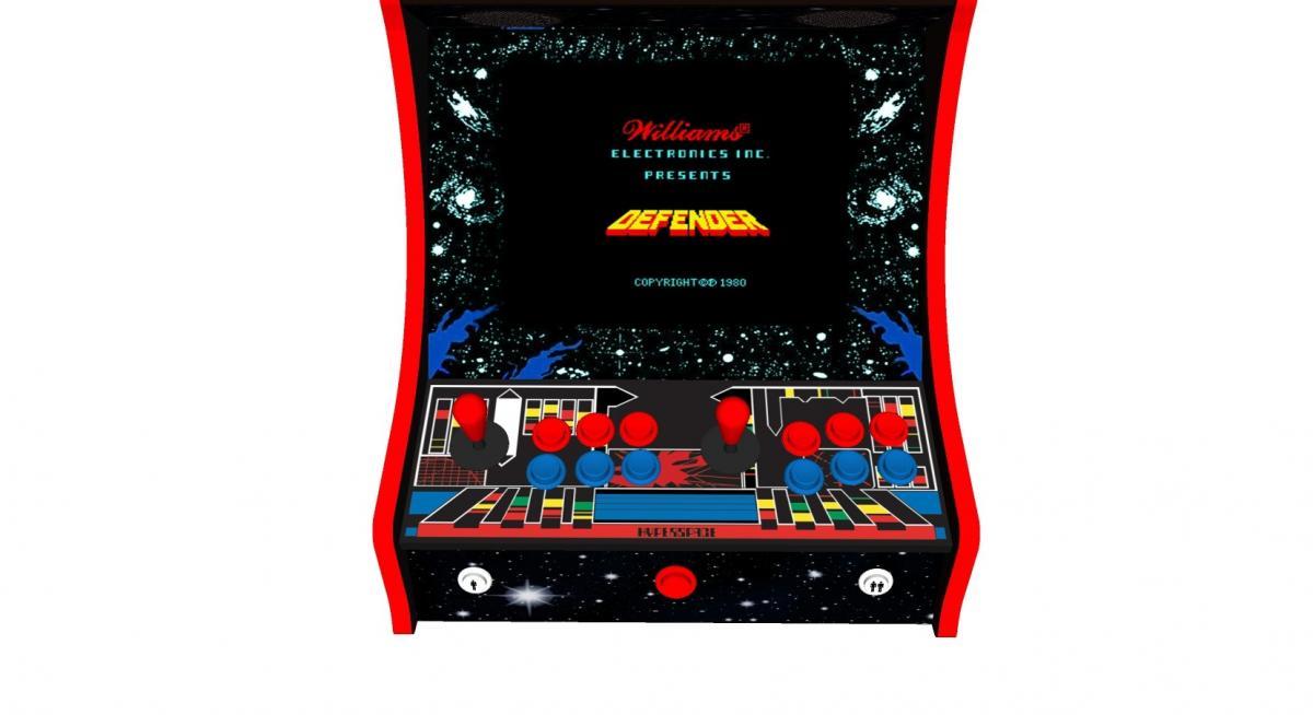 Defender Classic Bartop Retro Arcade Machine, 3000 Games - arcadecity