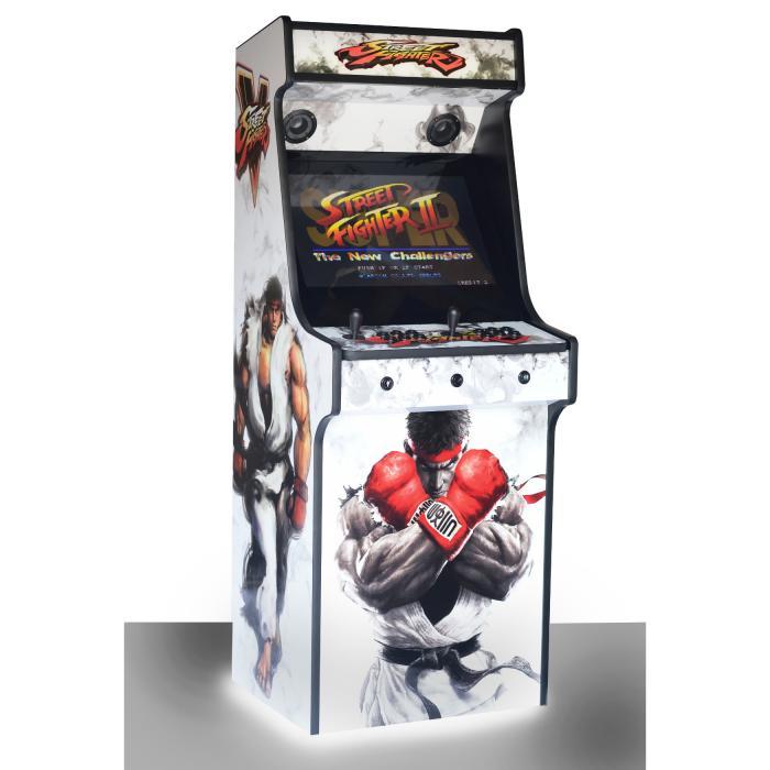 Classic Upright Arcade Machine - Street Fighter 5 Theme - Left Side