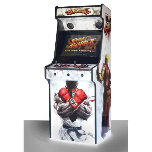 Classic Upright Arcade Machine - Street Fighter 5 Theme - Right Side