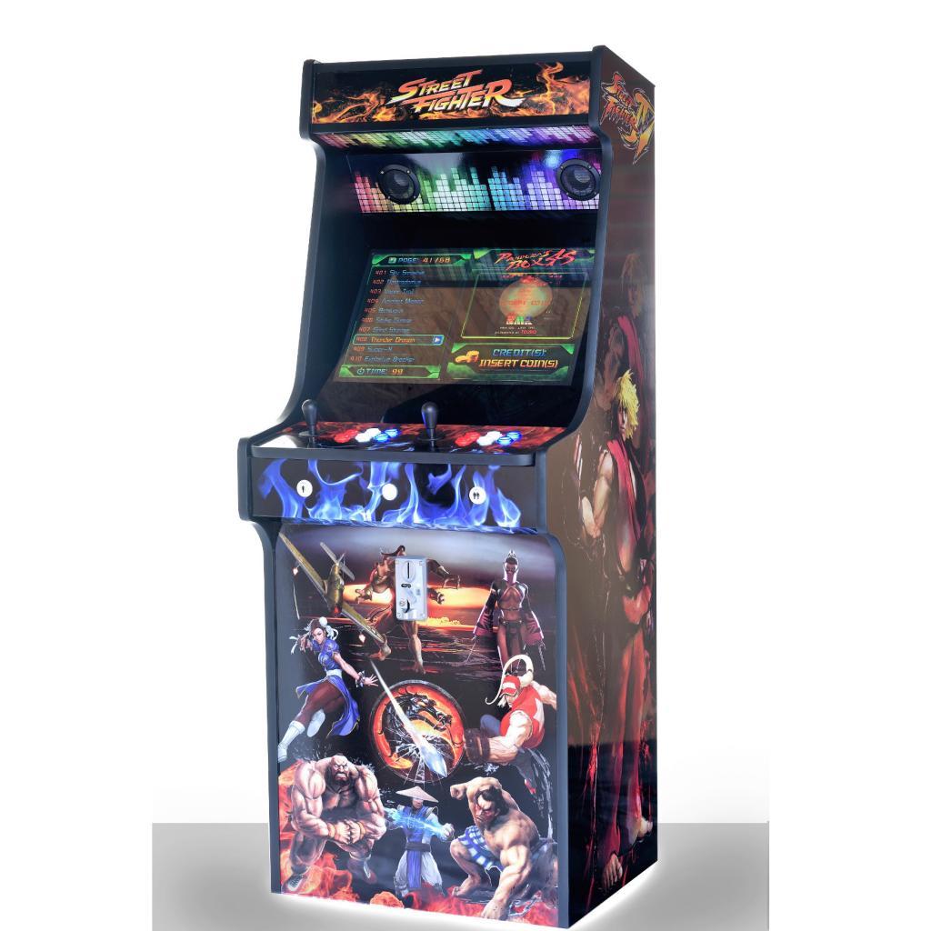 Retro Upright Arcade Machine, Street Fighter Artwork, 3000 Games, 120w