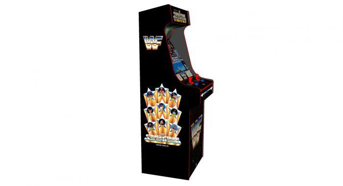 WWF Superstars Classic Upright Arcade Machine - left