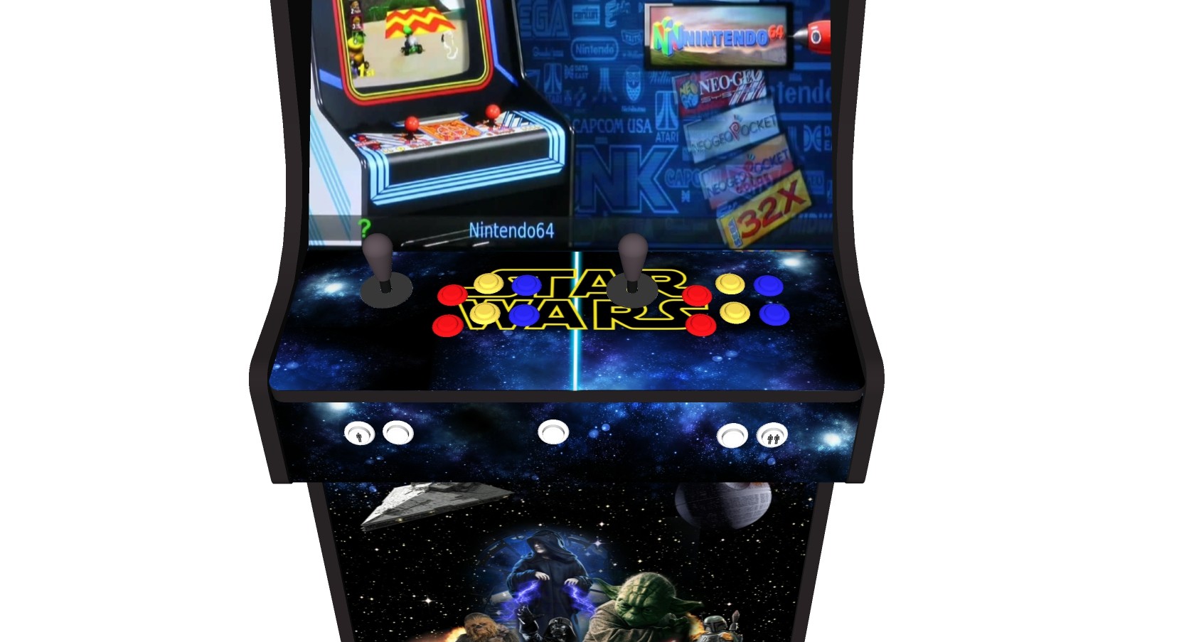Star Wars Upright Arcade Machine 15 000 Games 24 Inch Screen