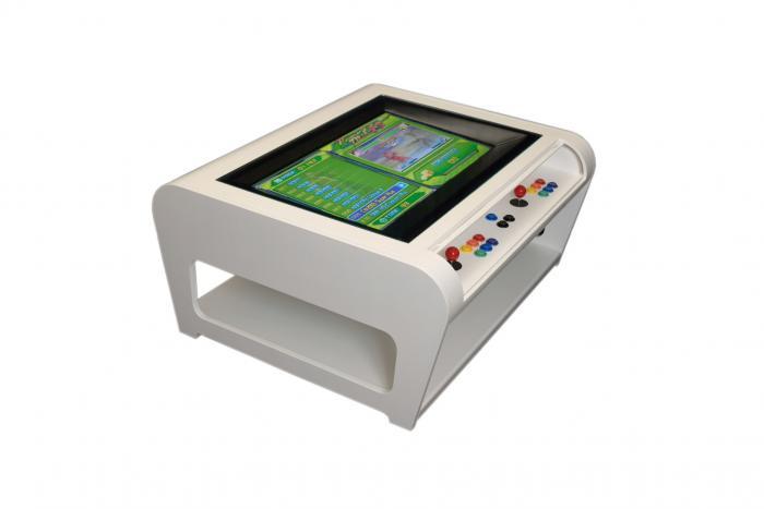 Modern Coffee Table Style Arcade Machine With 960 Plus Games - side view