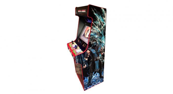 Classic Upright Arcade Machine - Mortal Kombat theme - v4 - right photo