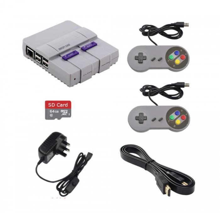 SNES Inspired Game Box with 15000 plus games accessories