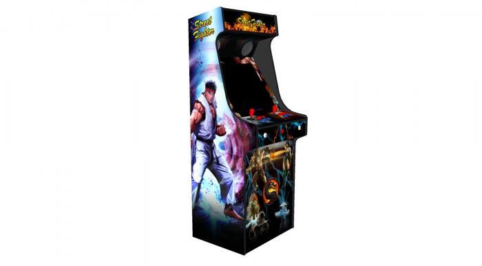 Classic Upright Arcade Machine - Street Fighter Theme v2 100w subwoofer 24 inch screen-left