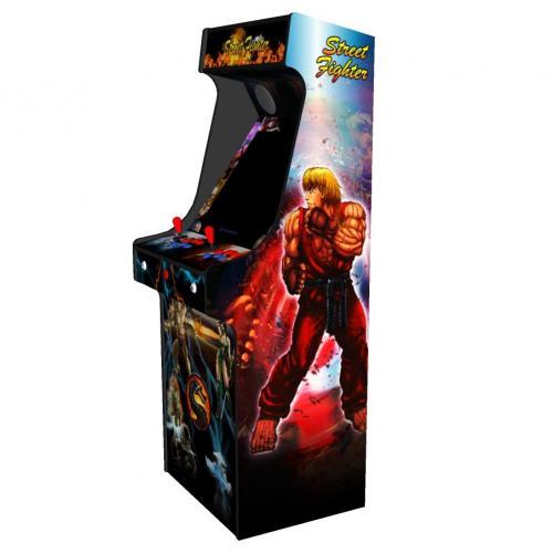 Classic Upright Arcade Machine - Street Fighter Theme v2 100w subwoofer 24 inch screen-right