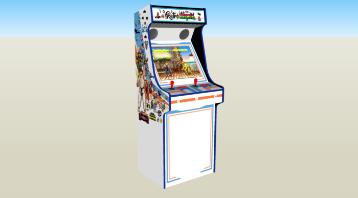 Retro Mash Arcade Machine with 1300 games, 100w subwoofer - left