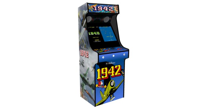 Classic Upright Arcade Machine - 1942 Theme - Left