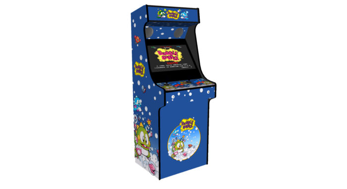 Classic Upright Arcade Machine - Bubble Bobble Theme - Left