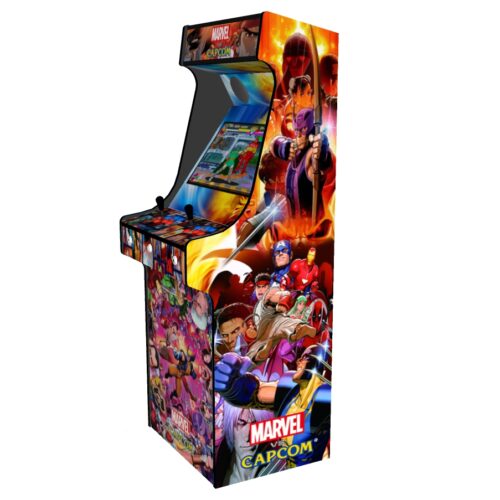 Classic Upright Arcade Machine - Marvel vs Capcom Theme - Right