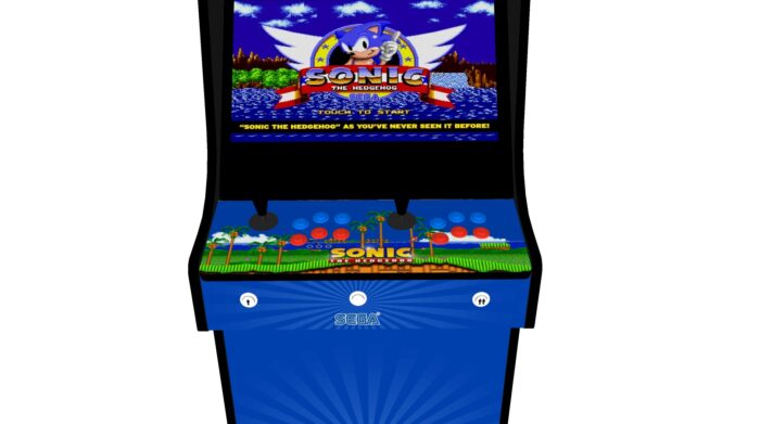 Classic Upright Arcade Machine - Sonic The Hedgehog Theme - Buttons