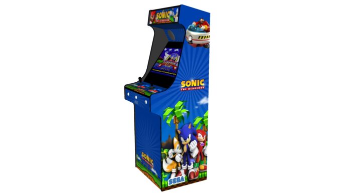 Classic Upright Arcade Machine - Sonic The Hedgehog Theme - Right