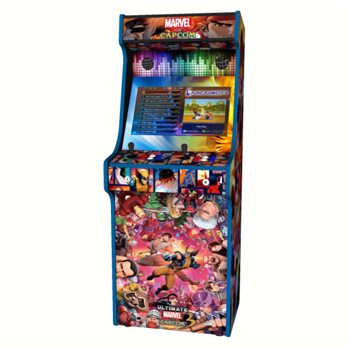 Marvel vs Capcom, Upright Arcade Cabinet, 3000 Games, 120w subwoofer, 24 inch screen - middle
