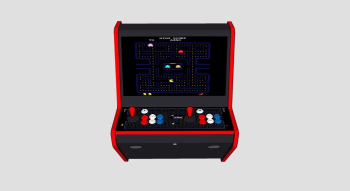 Wall Arcade 3000 Games Pacman Theme - Middle