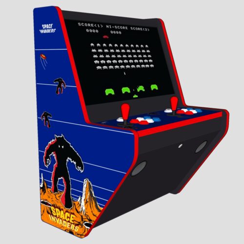 Wall Hung Arcade 3000 Games Space Invaders Theme - Left