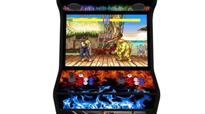 Street Fighter 27 Inch Upright Arcade Machine - American Style Joysticks - Black Tmold - centre