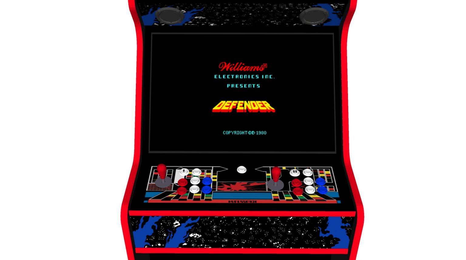 Defender Arcade Machine, 5,000 Games, 27 inch screen, 120w subwoofer ...