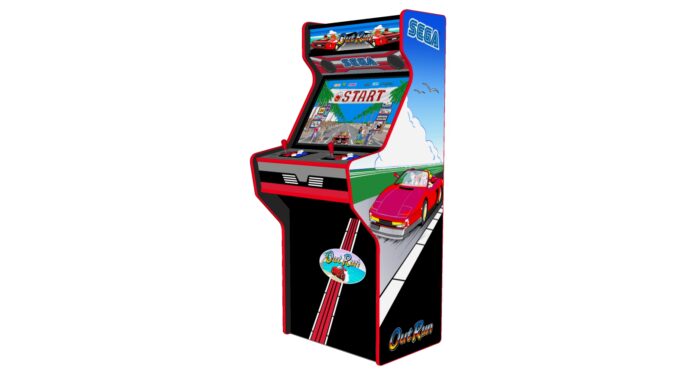 Outrun - 27 Inch Upright Arcade Machine - American Style Joysticks - Red Tmold - Right