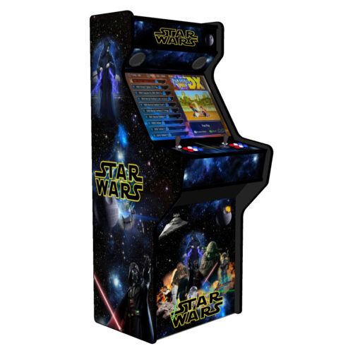 Star Wars 27 Inch Upright Arcade Machine - American Style Joysticks - Black Tmold - left