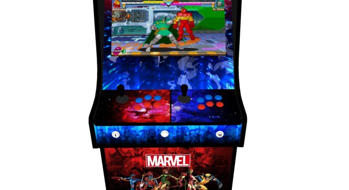 Classic Upright Arcade Machine - Marvel vs Capcom Theme v2 - Buttons