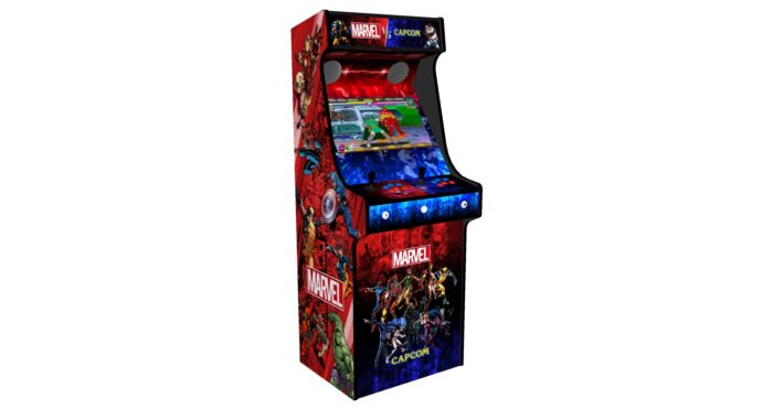 Classic Upright Arcade Machine - Marvel vs Capcom Theme v2 - Left