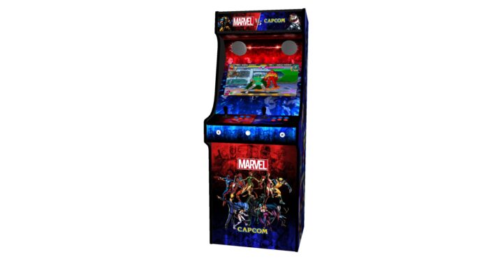 Classic Upright Arcade Machine - Marvel vs Capcom Theme v2 - Midde