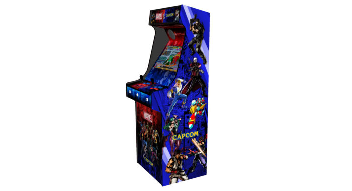 Classic Upright Arcade Machine - Marvel vs Capcom Theme v2 - Right